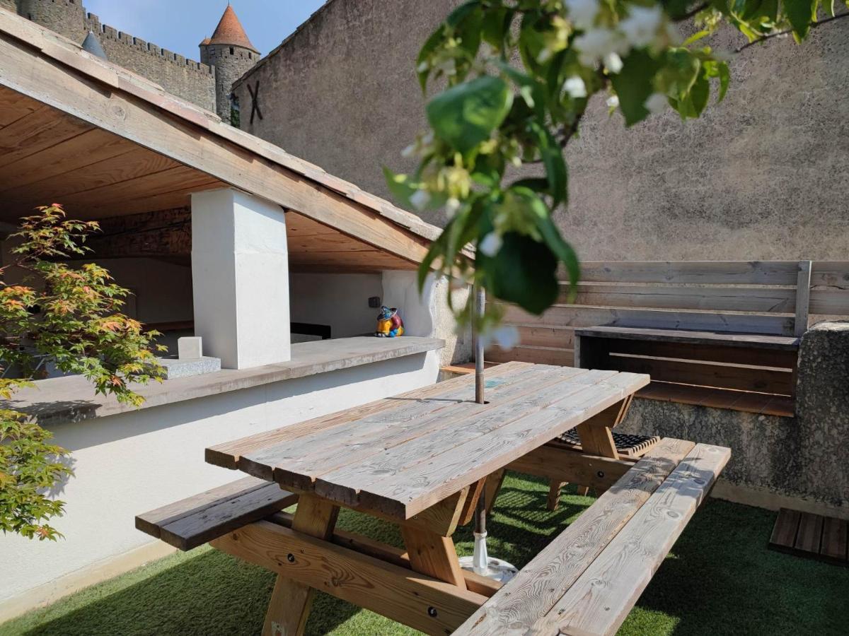 La Terrasse Du Temps Jadis Villa Carcassonne Exteriör bild